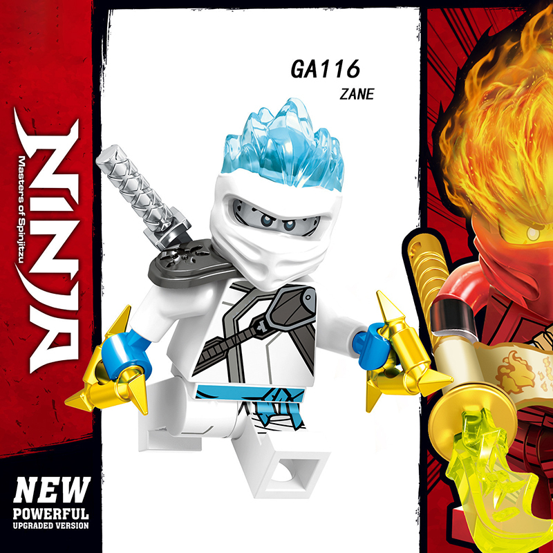 GA115-122 Enter the Ninjanomicon Masters of Spinjitzu Cartoon Game Minifigures Building Blocks Jay Zane Kal Lloyd Niya Cole Pyro snake Action Mini Figures Assemble MOC DIY Weapon Game Bricks Educational Toys Gift for Children Boys Kids