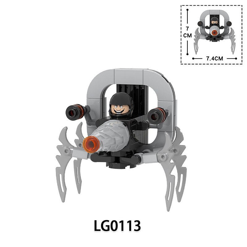 LG1014 Anime Games Skibidi Toilet Man Cameraman Speakerman Computerman Drillman Minifigs Action Figures Building Blocks Kids Toy