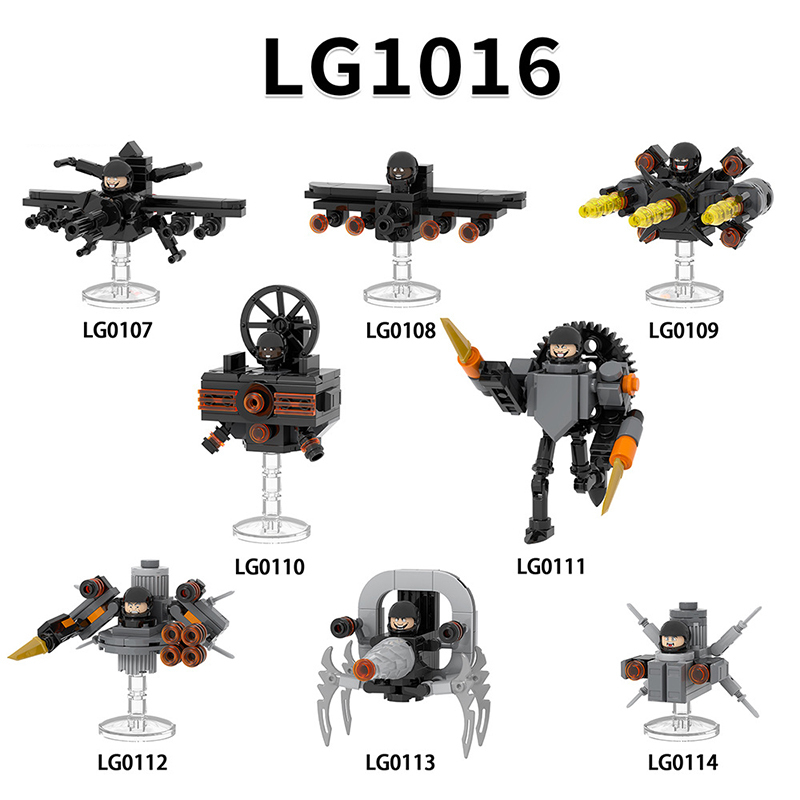 LG1014 Anime Games Skibidi Toilet Man Cameraman Speakerman Computerman Drillman Minifigs Action Figures Building Blocks Kids Toy
