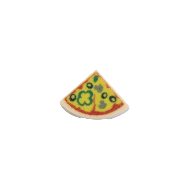 MOC City Food Series Minifigures Pizza Hamburger Building Blocks Parts Picnic DIY Accessories Bricks Model Toys For Children