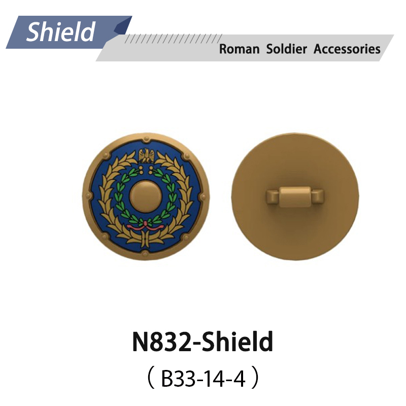 N818-832 Medieval Series Ancient Roman Shield Heavy Infantry Minifigs Building Blocks Crossbowaman Centurion Weapon Sword Shield Toys Boys