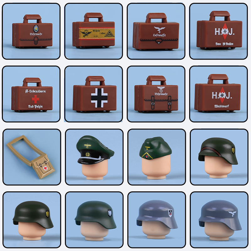 ドイツ軍　スコップカバー　ドイツ帝国　ww1 ww2 WW2 Military Germany Caps Kids Bricks Kits Accessories Parts