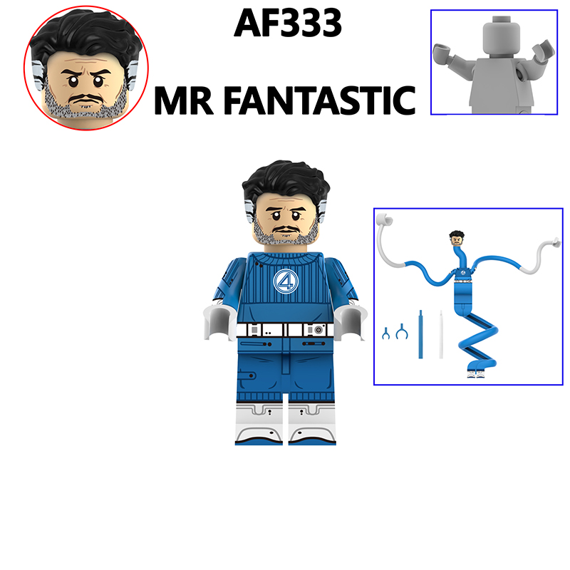 Marvel DC Fantastic Four Mister FanTastic Minifigs Galactus