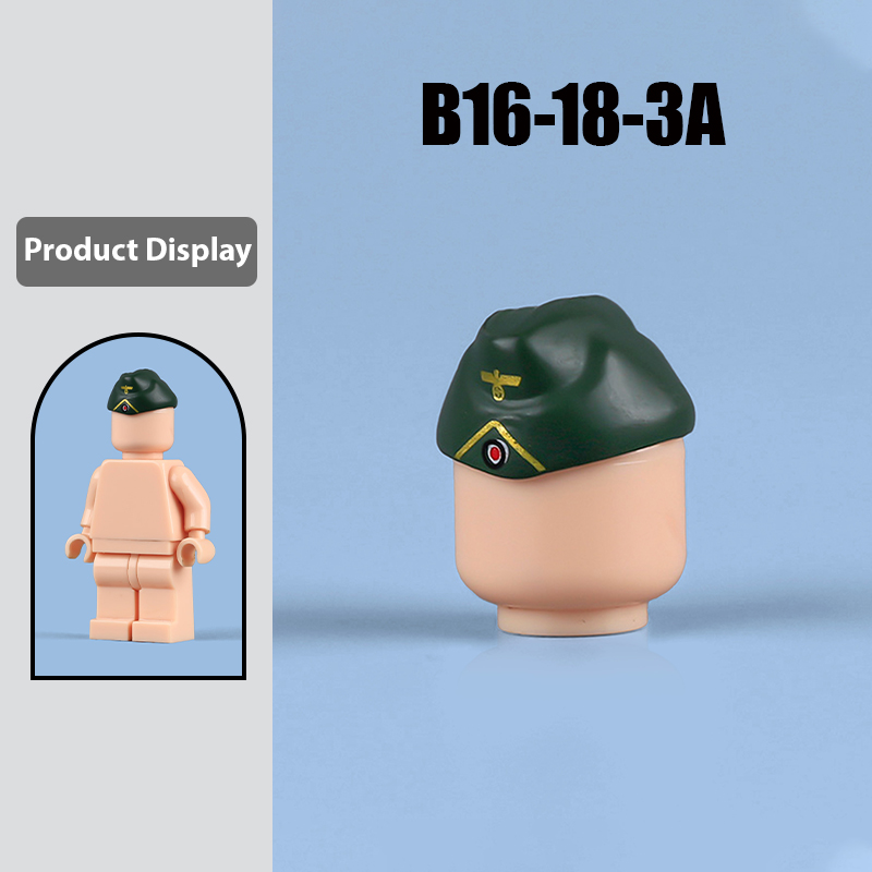 WW2 Military Germany Caps Kids Bricks Kits Accessories Parts