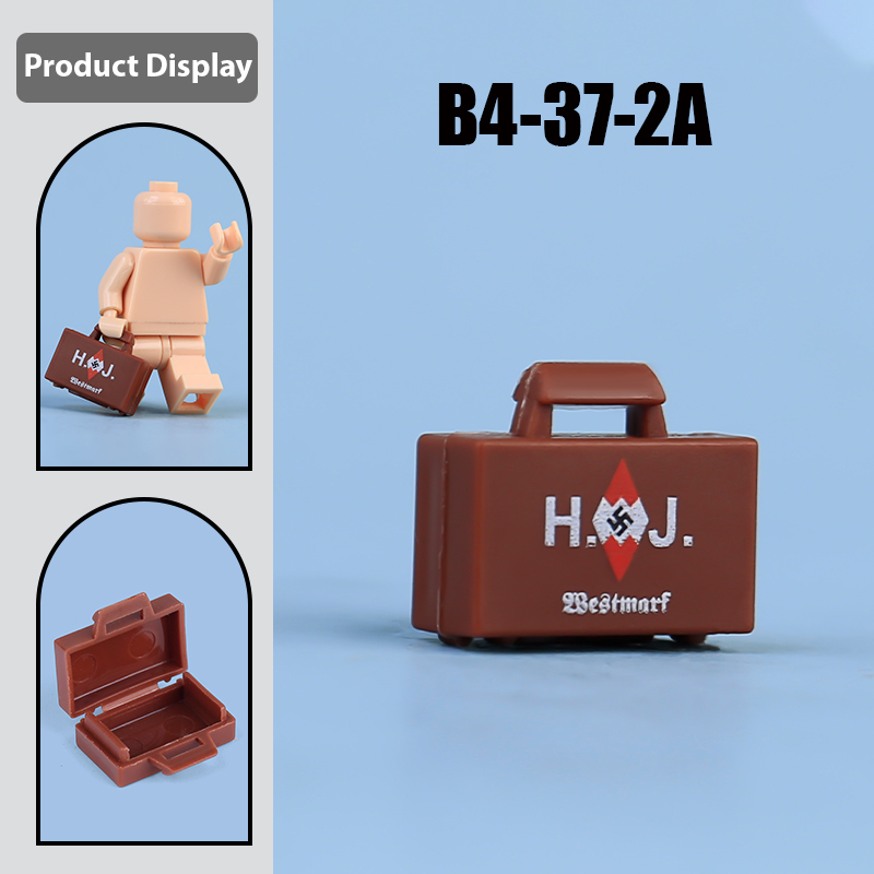 MOC German Military Soliders WW2 German Navy Coast Guard Hats Helmets Building Blocks Army Soliders Weapons Minifigs Compatible Hats Bricks Children Gifts Toys