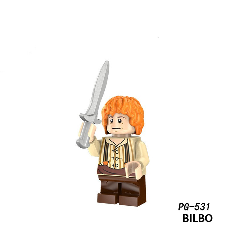 PG8160 The Lord Of The Rings Series Sam Frodo Action Figures Building Blocks Grey Robe Gandalf MOC Toys Children Birthday Gifts