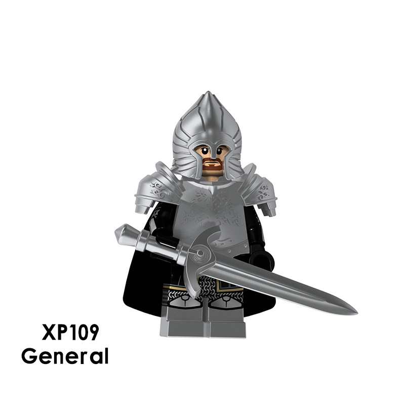 KT1019 Game Of Thrones Series Minifigures Building Blocks Weapon Soldiers Medieval Knight Jaime Lannister Meryn Trant Toys Gifts