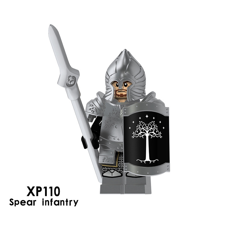 KT1019 Game Of Thrones Series Minifigures Building Blocks Weapon Soldiers Medieval Knight Jaime Lannister Meryn Trant Toys Gifts
