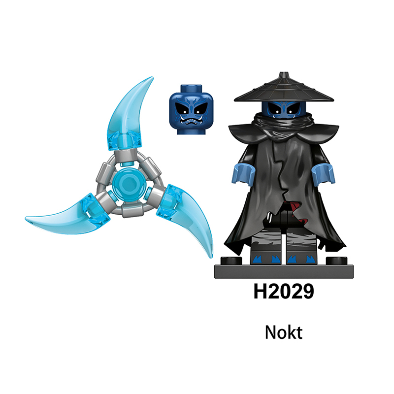 RT8006 Phantom Ninja Game Series Minifigs Building Blocks Forbidden five  Accessories Shield Sword Compatible Toys Boys