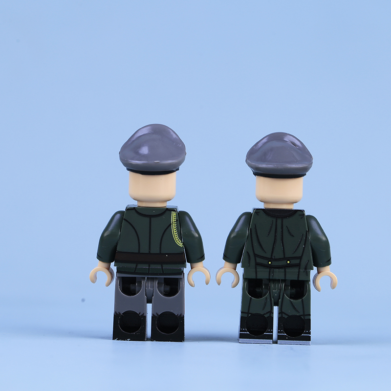 MTUV027 WW2 German Office Minifigs Building Blocks UV Printing High-Ranking Officer Army Heinrich Himmler Soldier Bricks Toys