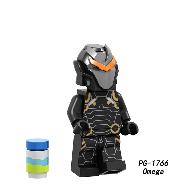 PG8214 Cartoon Anime Minecraf Mobs Villagers Action Figures Alex Blacksmith Steve Minifig Building Block Children Gifts Boys Toys