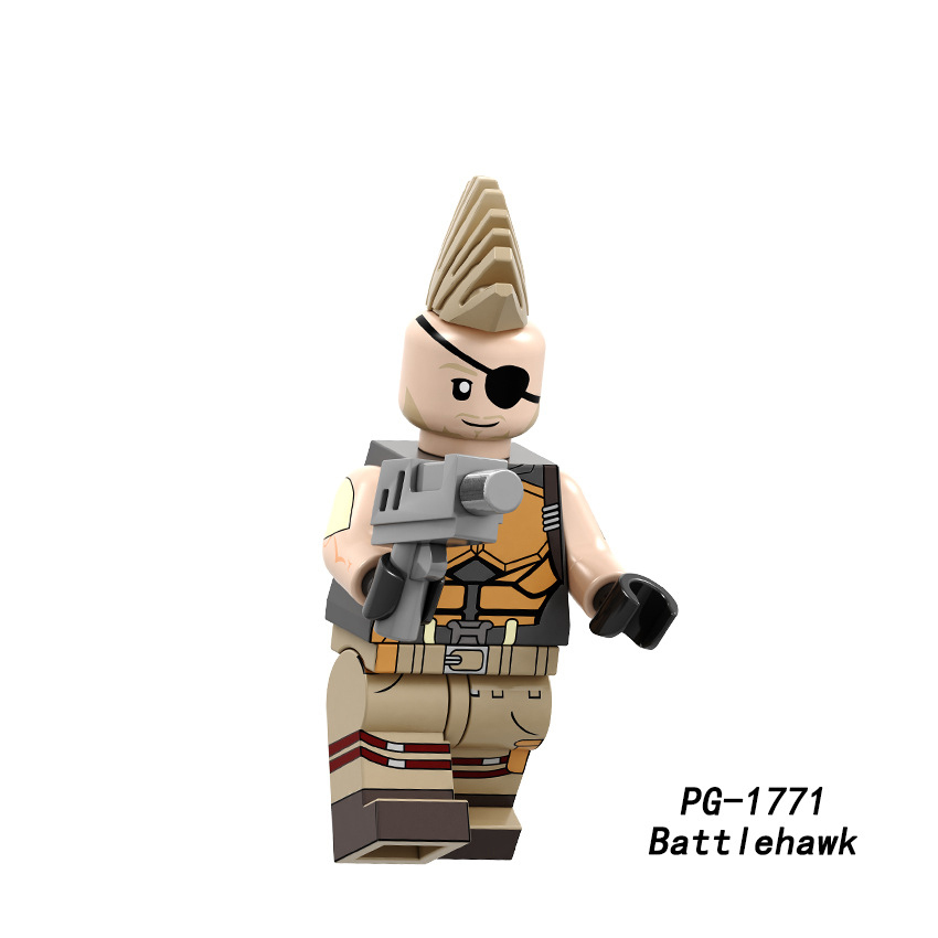 PG8214 Cartoon Anime Minecraf Mobs Villagers Action Figures Alex Blacksmith Steve Minifig Building Block Children Gifts Boys Toys