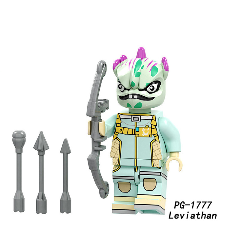 PG8202 Cartoon Anime Fortnite Action Figures Epic Games Omega Default Skin No.2 Minifig Building Block Children Gifts Boys Toys