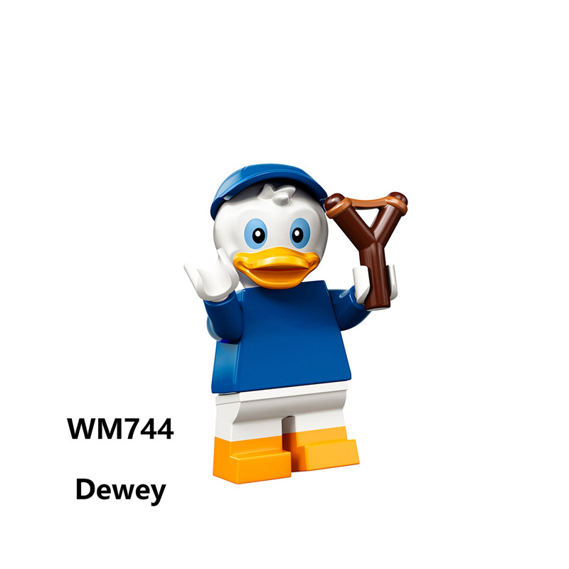 MA1001 Disney Cartoon Mickey Mouse and Friends Minifigs Blocks Minnie Mouse Mickey Mouse Tang Duck Model Childeren Toys Gifts
