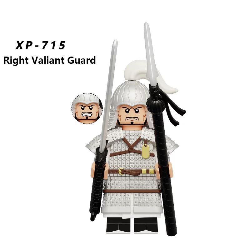 KT1093 medieval soldier Minifigures Building Blocks Heavy Infantry Light Soldier shield armor Elite Infantry Compatible Action Mini Figures Assemble Educational Toys Gift for Children