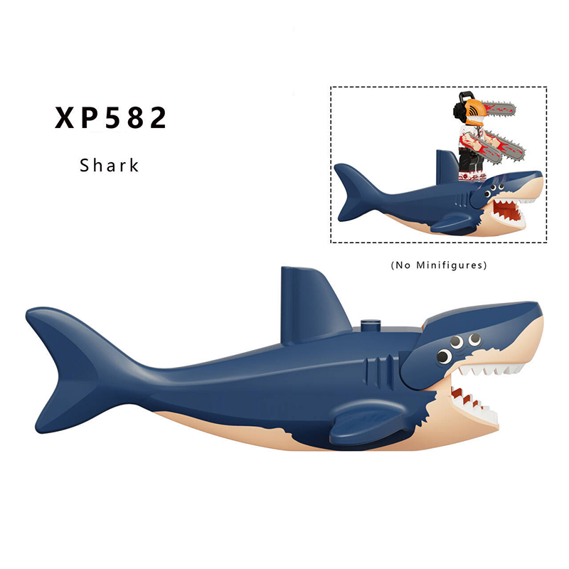 City Series Animal Series Shark Compatible Bricks Kids Kits