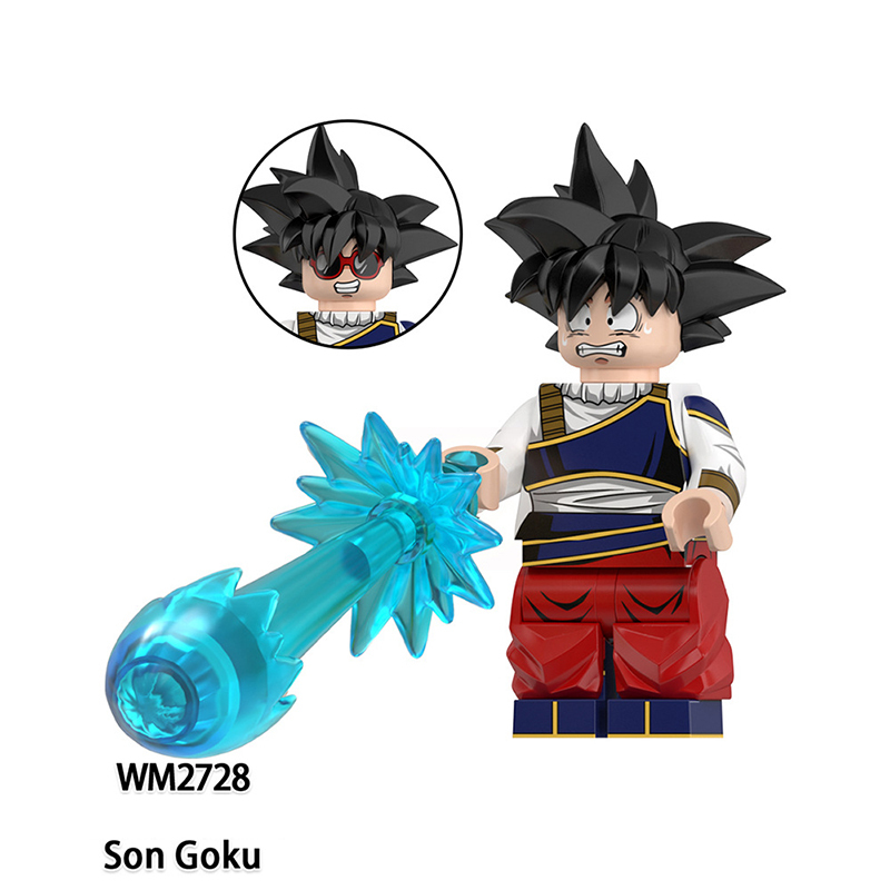 WM6183 Dragon Ball Songoku Piccolo Majin Buu Building Blocks Comic Vegeta Pagi Japanese Anime Action Gifts Toys Kids