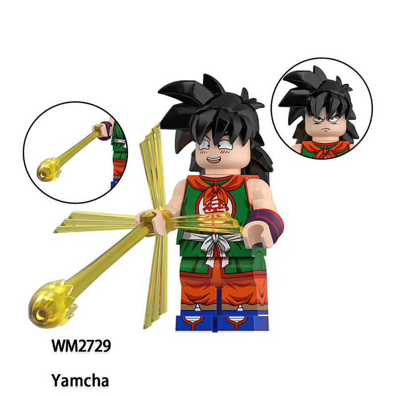 WM6183 Dragon Ball Songoku Piccolo Majin Buu Building Blocks Comic Vegeta Pagi Japanese Anime Action Gifts Toys Kids