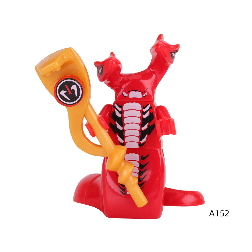  EG181-186 Phantom Ninja Game Series Weapon Minifigs Building Blocks Accessories Shield Sword Lloyd Nya Smith Compatible Toys Boys