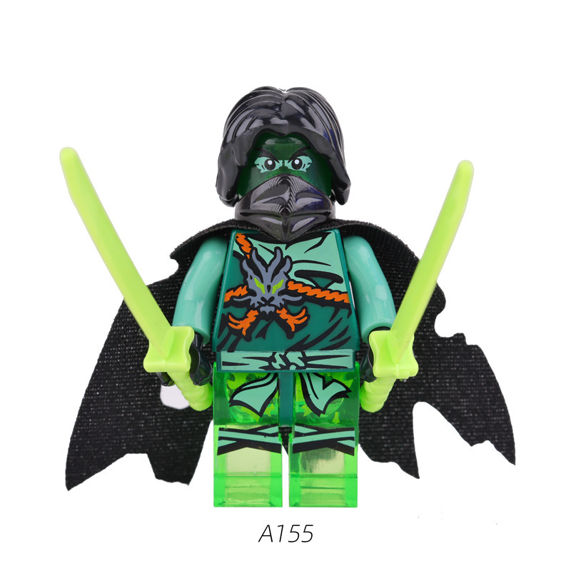  EG181-186 Phantom Ninja Game Series Weapon Minifigs Building Blocks Accessories Shield Sword Lloyd Nya Smith Compatible Toys Boys