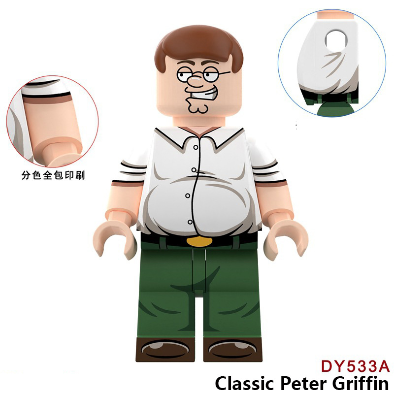 DY533 Family Guy Mini Anime Frieren Action Figure Peter Griffin Building Blocks Cartoon Movie Model Toys Decoration Children Gift PJ042