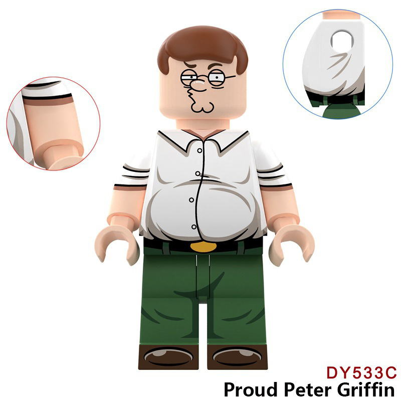 DY533 Family Guy Mini Anime Frieren Action Figure Peter Griffin Building Blocks Cartoon Movie Model Toys Decoration Children Gift PJ042