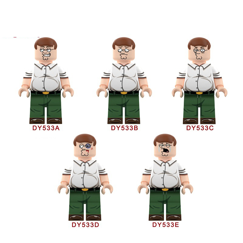 DY533 Family Guy Mini Anime Frieren Action Figure Peter Griffin Building Blocks Cartoon Movie Model Toys Decoration Children Gift PJ042
