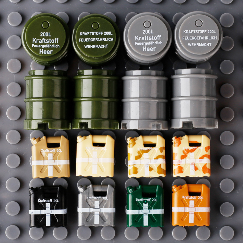 MOC Military Material Package Patronenkasten 34  Action Figures Building Blocks Solider Weapon Accessories Compatible Box Bricks Children Gifts Toys