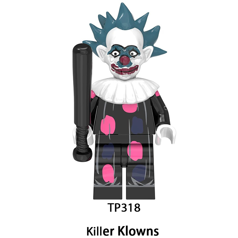 TP1001 Marvel DC Joker Action Figures Building Blocks Killer Klowns Cartoon Clown Film Minifigs Blocks Children Toys Gifts