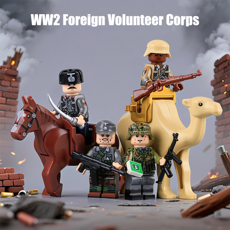 【なにわのアッキー】brickmania湾岸戦争米軍海兵隊ミニフィグ5体 なにわのアッキー】brickmania湾岸戦争米軍海兵隊ミニフィグ5体