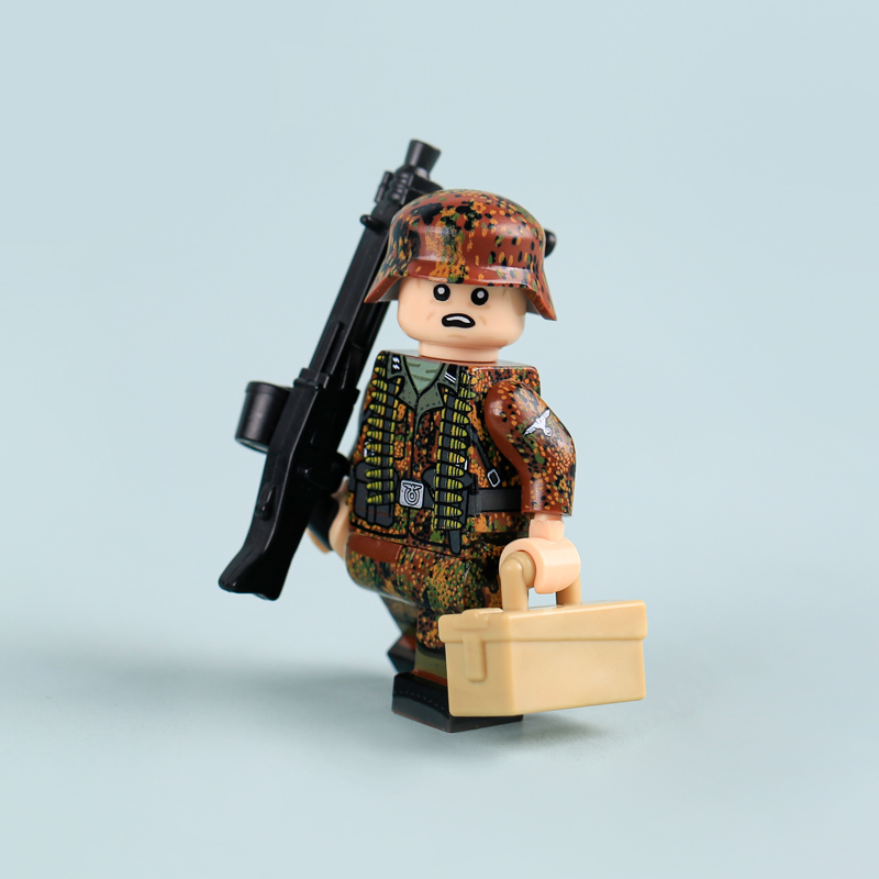 MOC Military Material Package Patronenkasten 34  Action Figures Building Blocks Solider Weapon Accessories Compatible Box Bricks Children Gifts Toys