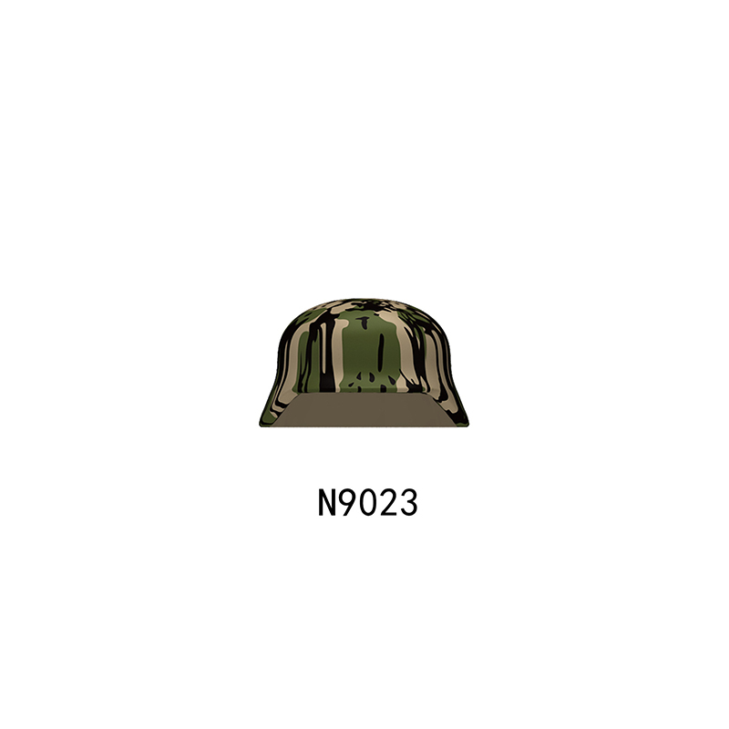 N9026-9030 WW2 Military German Wide Brim Helmet Building Blocks Army Officer Soldier Figures Hat Head Coat War Accessories Weapon Gun Bricks Gift Boy