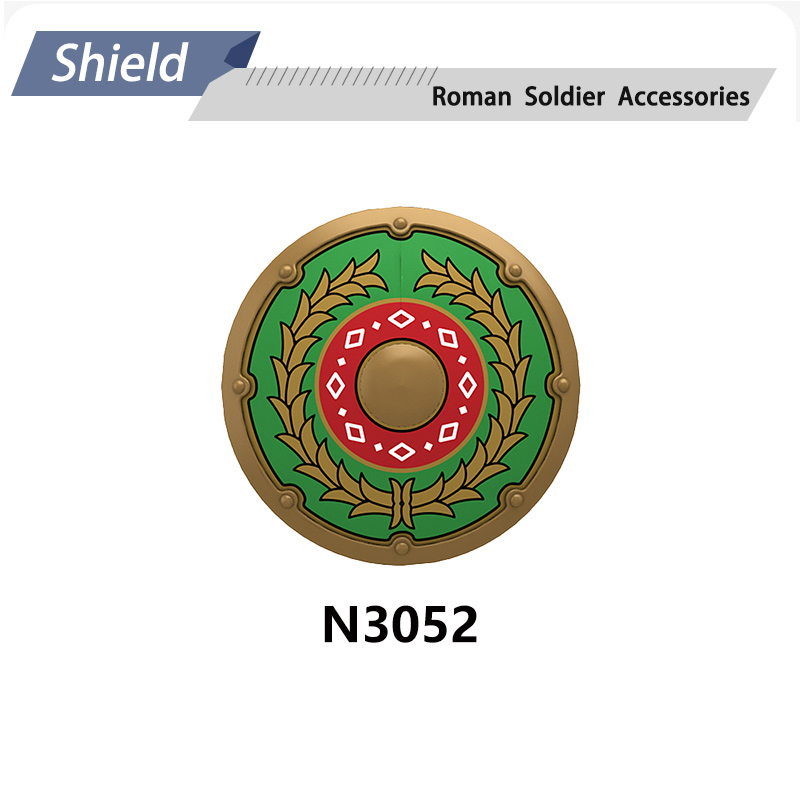 N818-832 Medieval Series Ancient Roman Shield Heavy Infantry Minifigs Building Blocks Crossbowaman Centurion Weapon Sword Shield Toys Boys