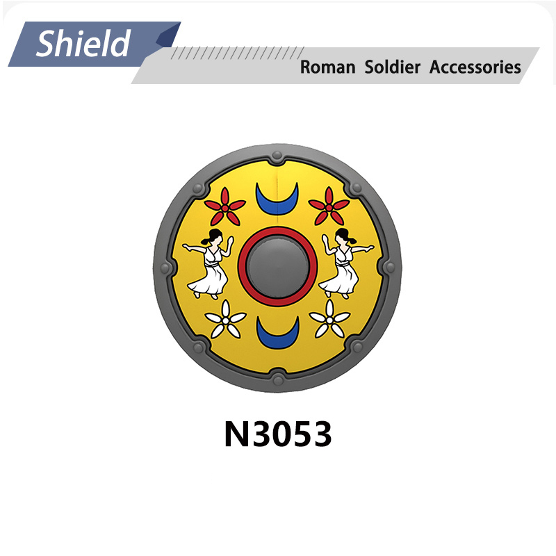 N818-832 Medieval Series Ancient Roman Shield Heavy Infantry Minifigs Building Blocks Crossbowaman Centurion Weapon Sword Shield Toys Boys