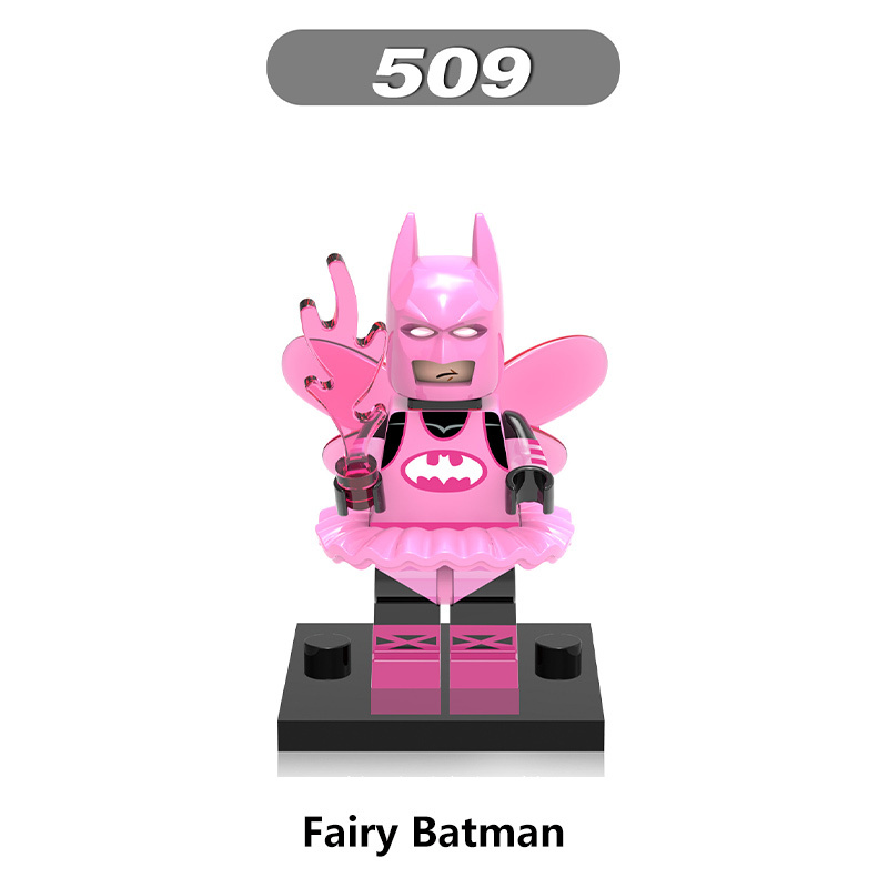 WM6006 Marvel Superwoman Batman Action Figures Punisher Val Zod DC Series Mini Model Building Blocks Children Birthday Gifts Toys