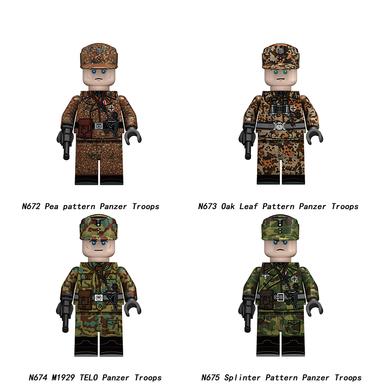Military Camouflage Weapon Oak Leaf Pattern Panzer Troops