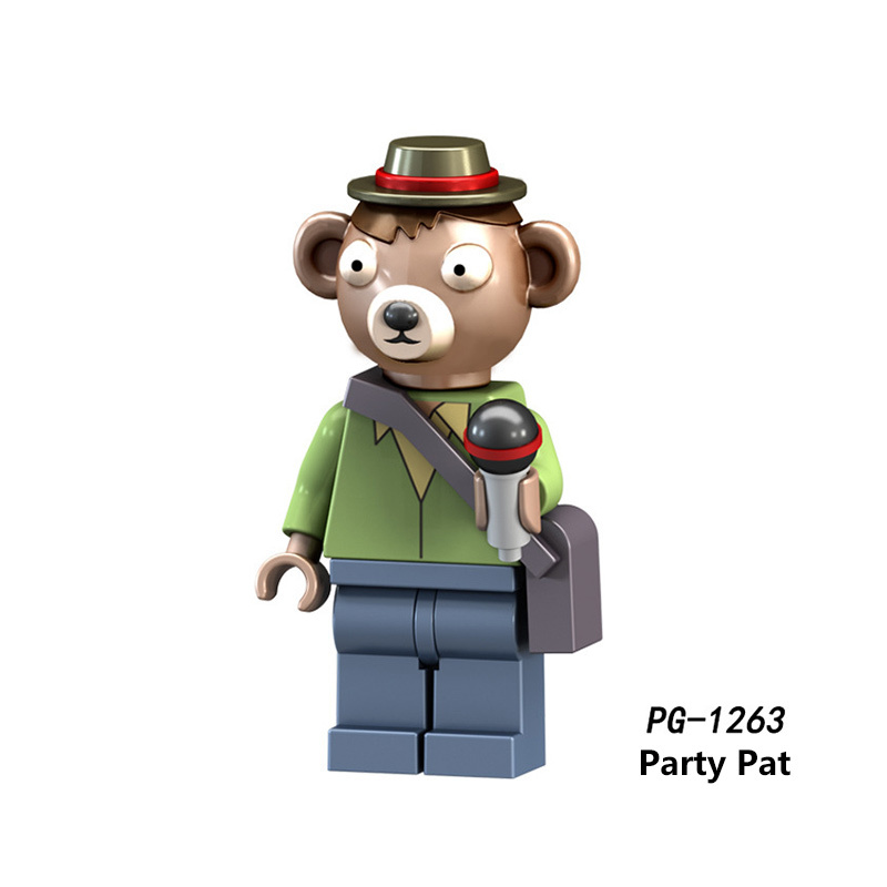 PG8203 Cartoon Anime Fortnite Action Figures Zoey Omega Default Skin No.2 Minifig Building Block Children Gifts Boys Toys