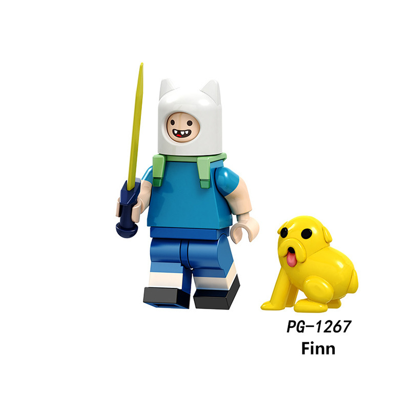 PG8140 Cartoon Adventure Time Action Figures  Marceline King OOO Duke Lemon Minifig Building Block Children Gifts Boys Toys