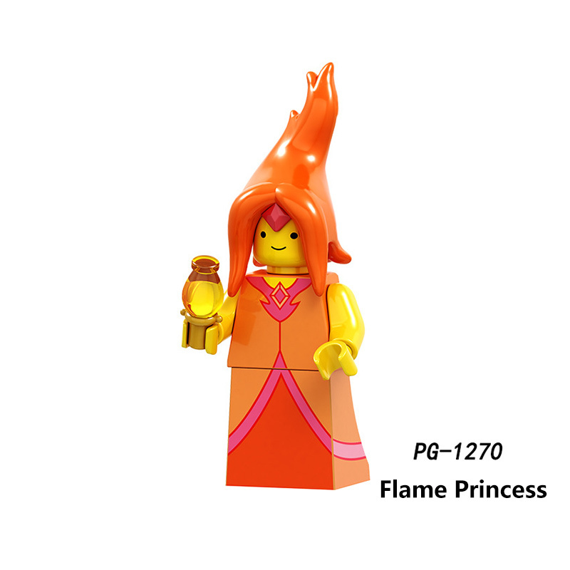 PG8140 Cartoon Adventure Time Action Figures  Marceline King OOO Duke Lemon Minifig Building Block Children Gifts Boys Toys