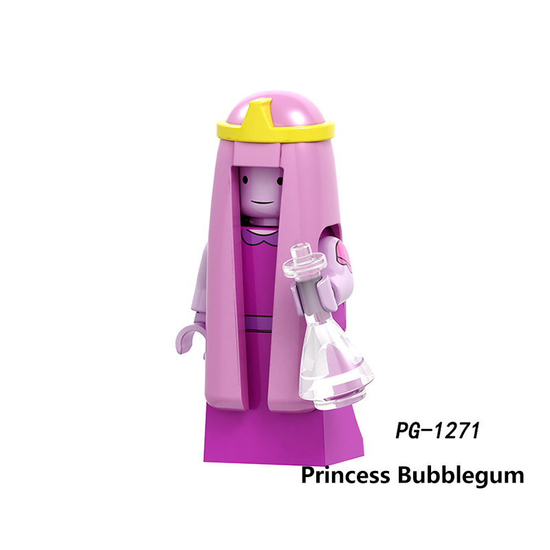 PG8140 Cartoon Adventure Time Action Figures  Marceline King OOO Duke Lemon Minifig Building Block Children Gifts Boys Toys