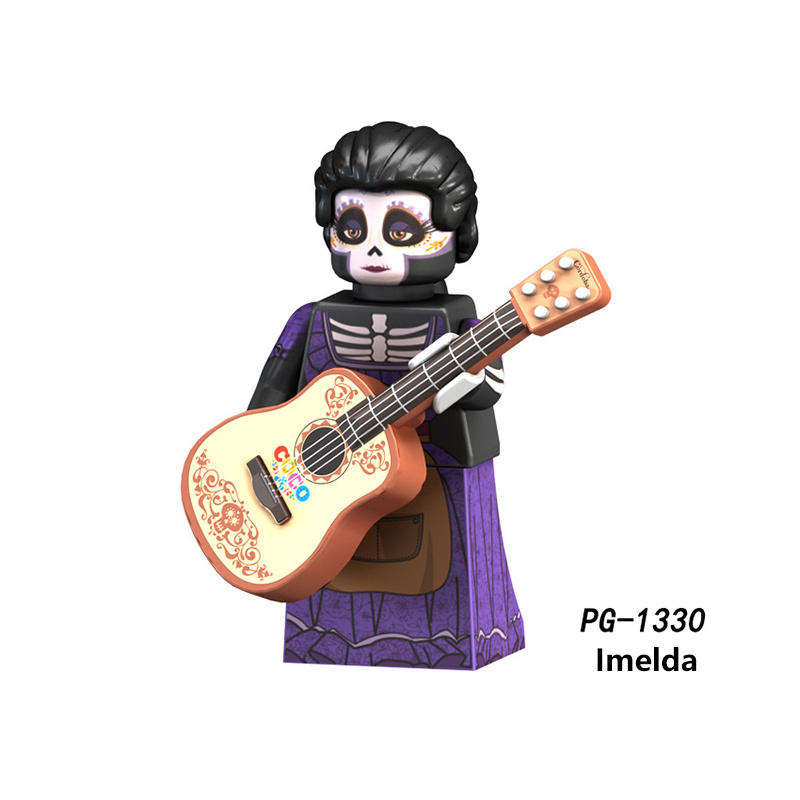 PG8174 Halloween Pumpkin Minifigs Building Blocks Wild Jeff Zombie Vampire Clown Roleplay Models Toys Gifts For Children