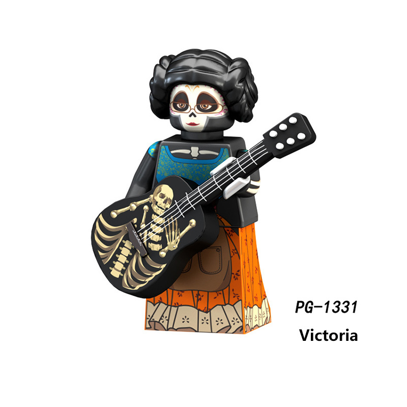 PG8174 Halloween Pumpkin Minifigs Building Blocks Wild Jeff Zombie Vampire Clown Roleplay Models Toys Gifts For Children
