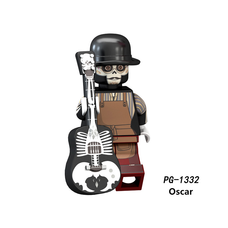 PG8174 Halloween Pumpkin Minifigs Building Blocks Wild Jeff Zombie Vampire Clown Roleplay Models Toys Gifts For Children