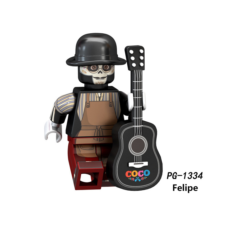 PG8174 Halloween Pumpkin Minifigs Building Blocks Wild Jeff Zombie Vampire Clown Roleplay Models Toys Gifts For Children