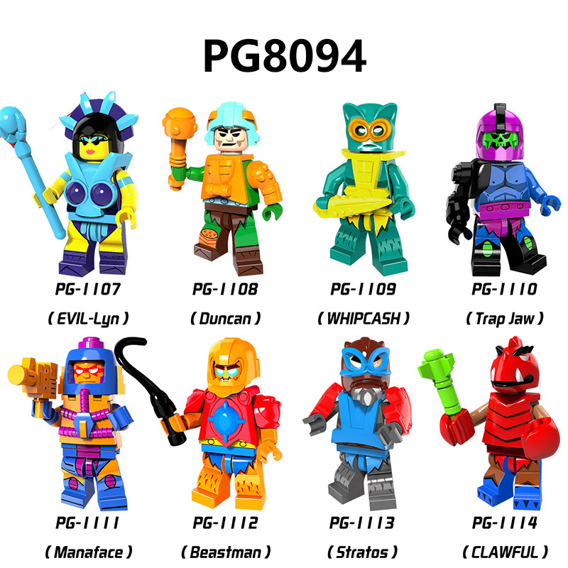 PG8203 Cartoon Anime Fortnite Action Figures Zoey Omega Default Skin No.2 Minifig Building Block Children Gifts Boys Toys