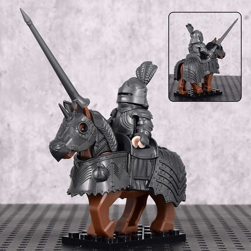 Red Lion War Horse Crow Warrior Sword Weapon Helmet