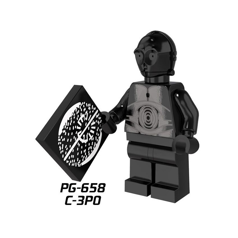 PG8021 American Science Star Wars Series Jedi Knight Minifigs Luke Building Blocks Assembled Lightsaber Weapon Boy Toy Kids Gifts