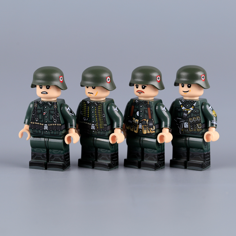 ミリタリーグッズ　トイガン④ Army Military Soldiers Luftwaffe Pzf N629 Minifigures - Brixtoy