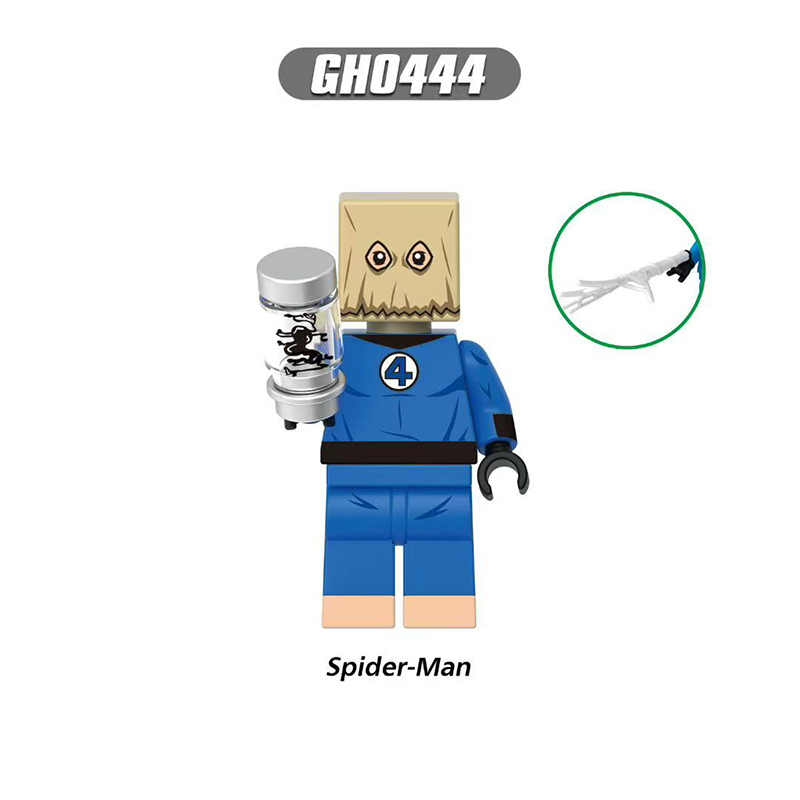 G0151 Movie DC Fantastic Four Mister Fantastic Minifigs Action Figure Human Galactus Building Blocks Annihilus Children Gifts Toys