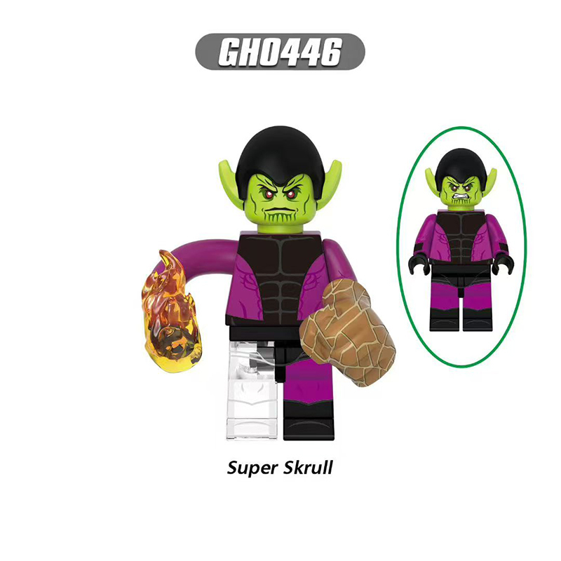 G0151 Movie DC Fantastic Four Mister Fantastic Minifigs Action Figure Human Galactus Building Blocks Annihilus Children Gifts Toys